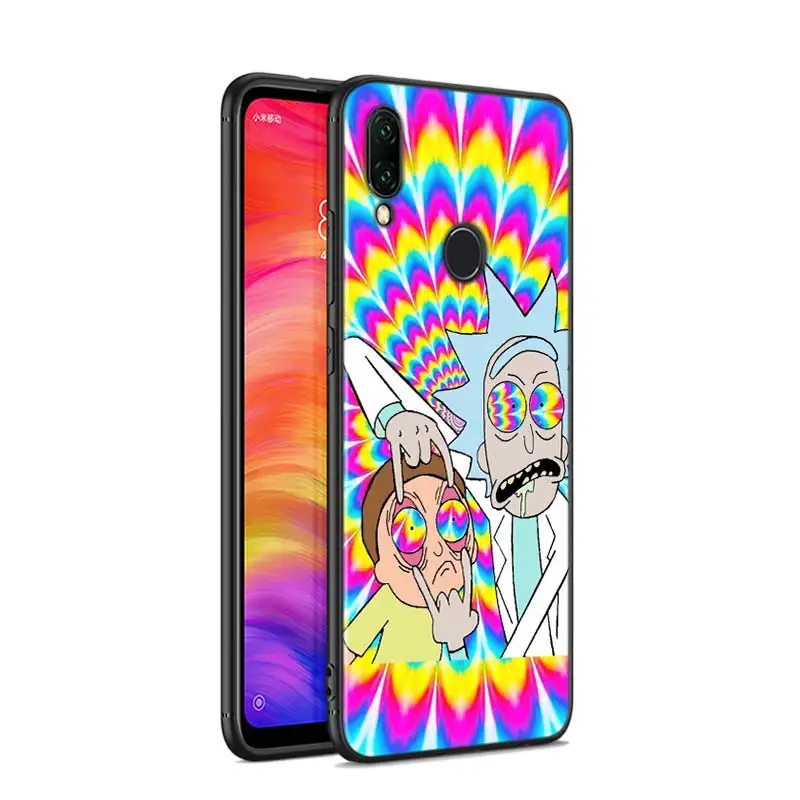 Черный силиконовый чехол Рик и Морти модный для Xiaomi Redmi Note 8 7 6 5 4X4 K20 Pro 7A 6A 6 S2 5A Plus чехол для телефона - Цвет: Style 05