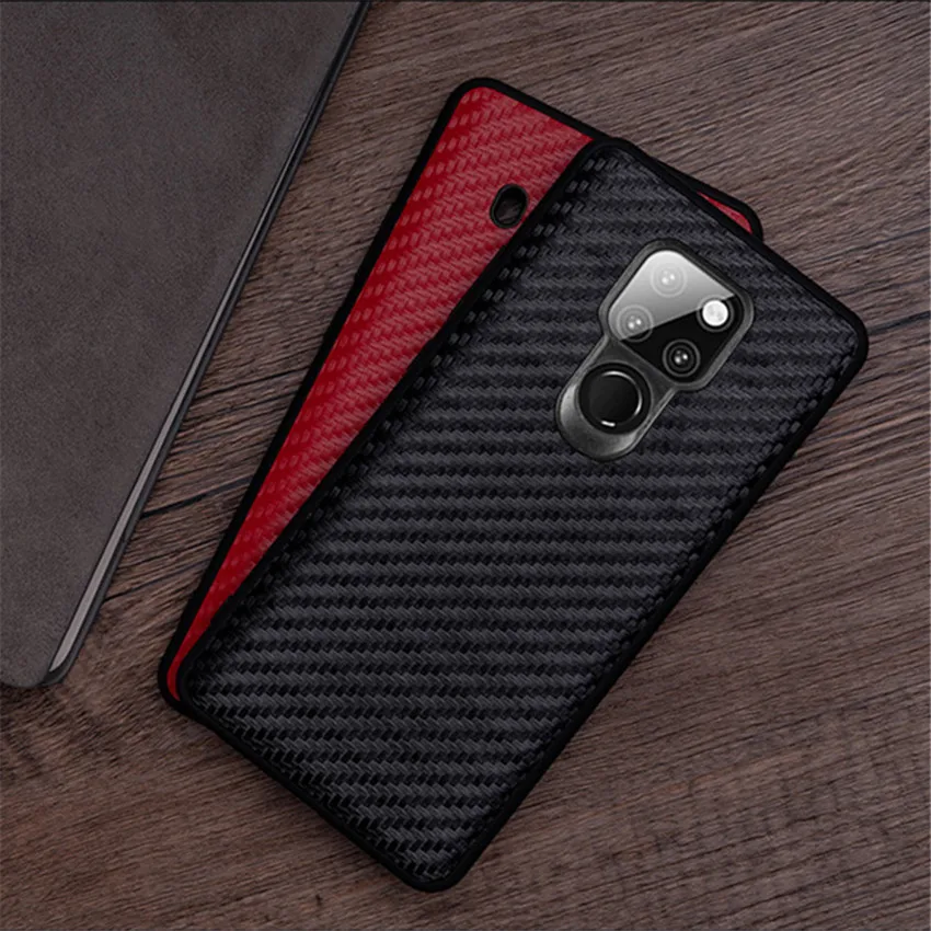 Luxury Carbon Fiber Case For Huawei Mate 20 Shockproof Silicone 20X Pro Cover Full Protection Bumper | Мобильные телефоны и