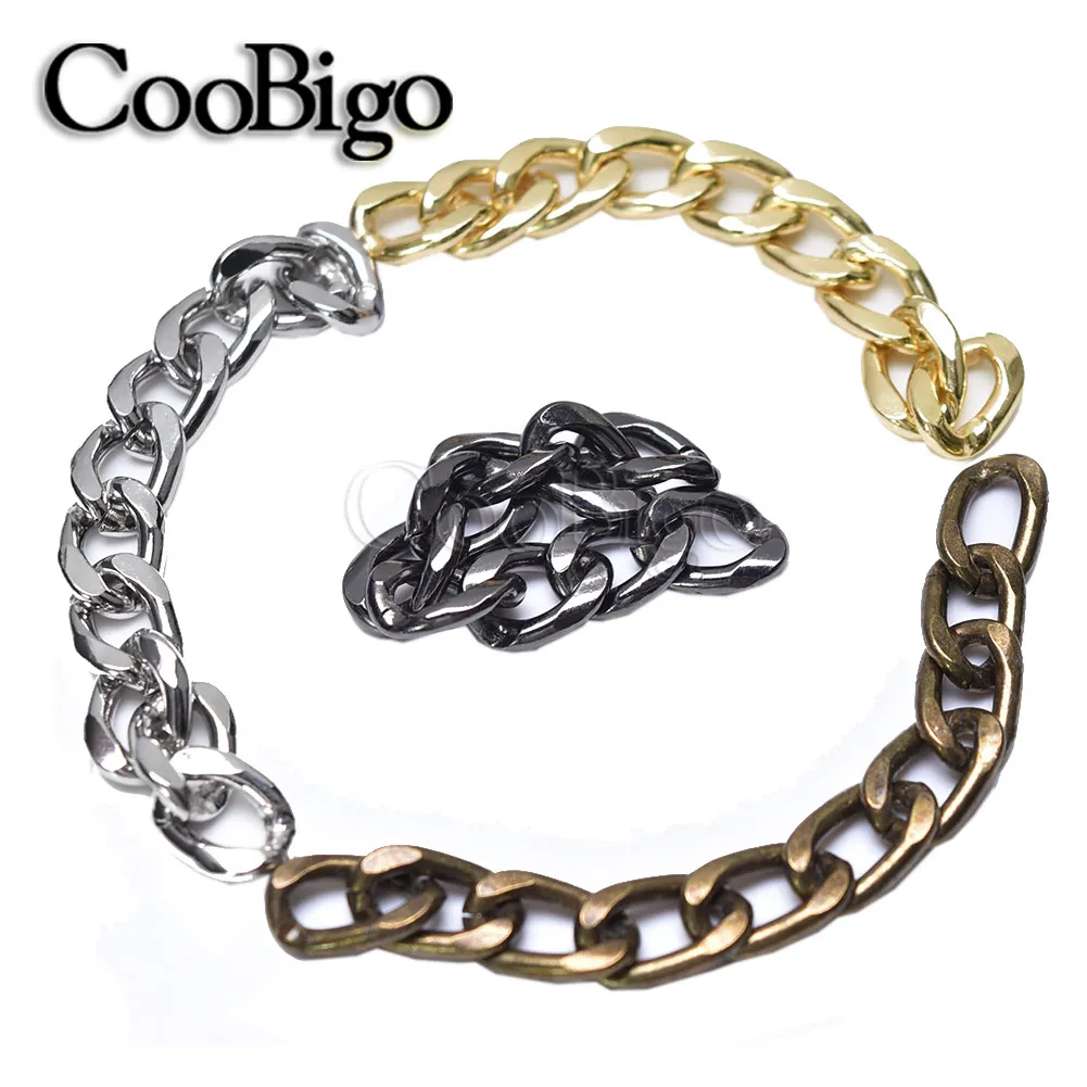 

Metal Chain O Rings Linked Chains for Jewelry Making Bracelet Earring Necklace DIY Gift Craft Decor Accessories Hip Hop 1 Meter