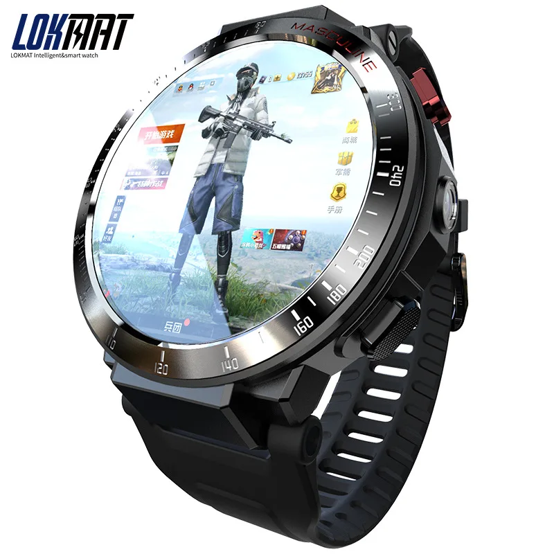 

Смарт-часы LOKMAT LTE мужские, 4G, 8 Мп, экран 1,6 дюйма