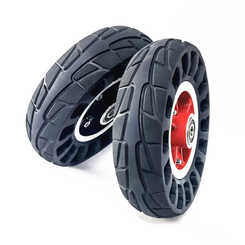 

Rubber Solid Hole Tire 8In Electric Scooter Tubeless Tyre 200x50 Anti Explosion With Hub Non-Pneumatic Shock Absorber Tyre Wheel