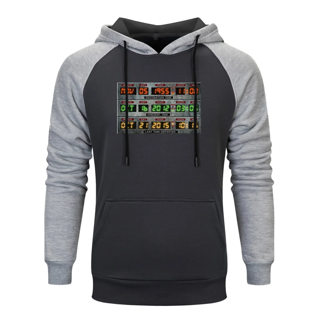 

Осенне-зимние толстовки с капюшоном минувшее настоящее и будущее винтажные пуловеры с принтом 2020 новые толстовки с рукавом реглан Мужская ...