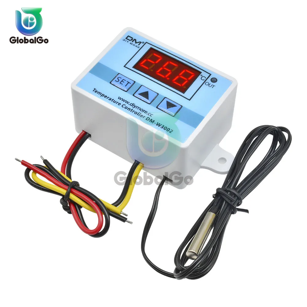 XH-W3002 W3002 AC 110 V-220 V DC 24 V DC 12 V Led Цифровой терморегулятор Термостат Температура Управление; Управление счетчик-переключатель