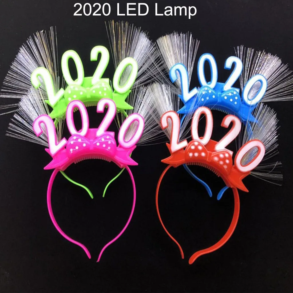 2020 светодиодный светильник Рождественская повязка на голову светящаяся