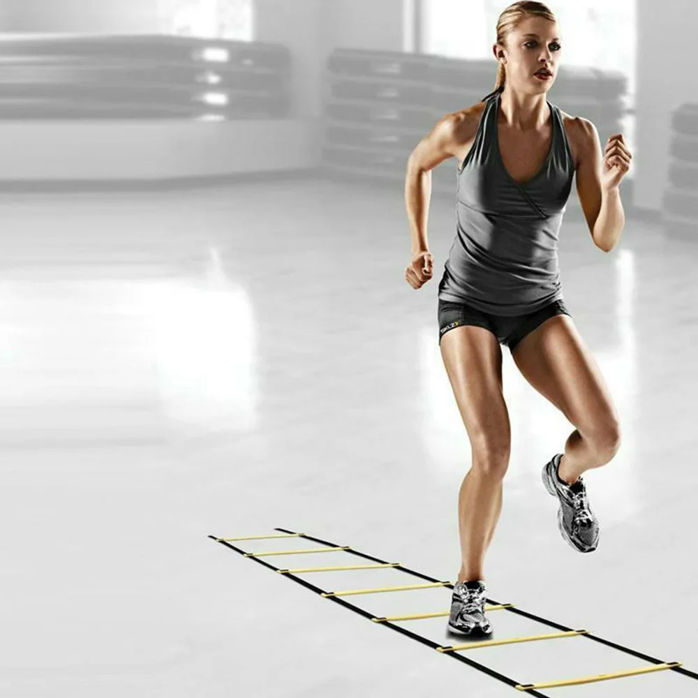 Нейлоновые ремни Training лестниц скорость ловкость лестница Лестницы Гибкая для