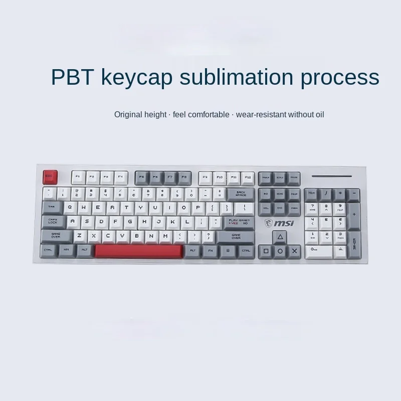 114-key Minecraft Theme Keycap Pixel Font PBT Sublimation Process Mechanical Keyboard Cherry Highly Personalized | Компьютеры и офис