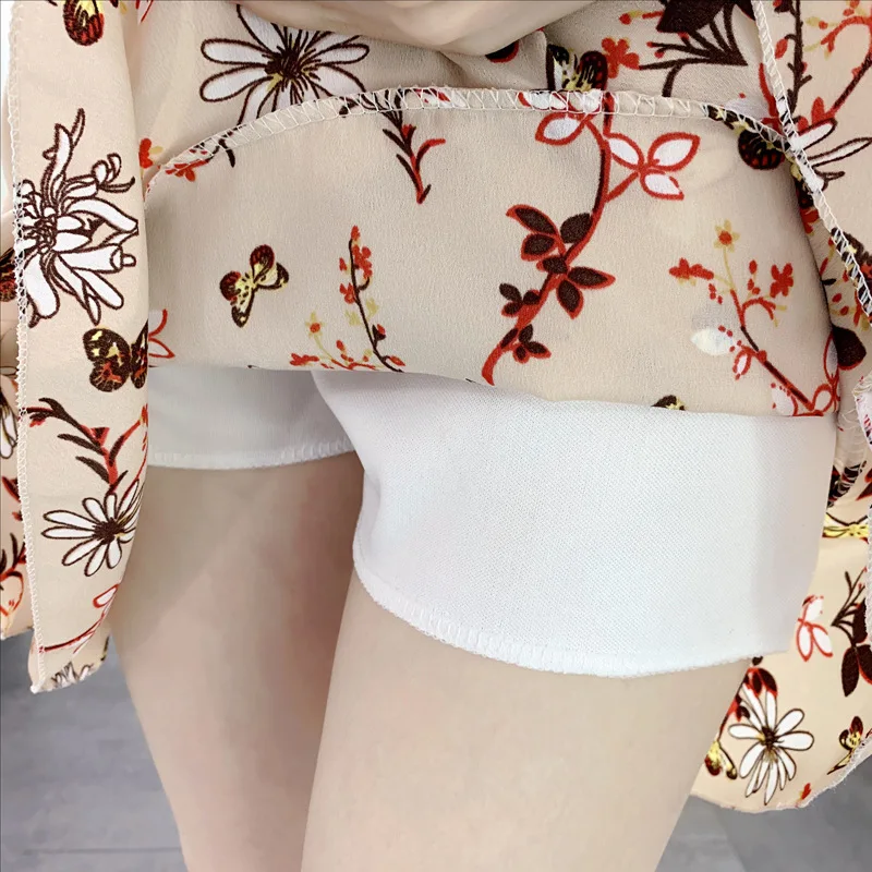 

Floral Print Short Wrap Mini Skirts Womens Summer Ruffle High Waist Bow Tie Sexy Skirt Ladies Slim Bottoms faldas mujer