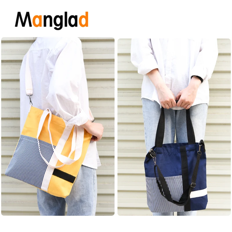 

Women Canvas Tote Handbag Large Capacity Female Cotton Cloth Shoulder Bag Girls Casual Travel Shopping Zipper Crossbody Bag