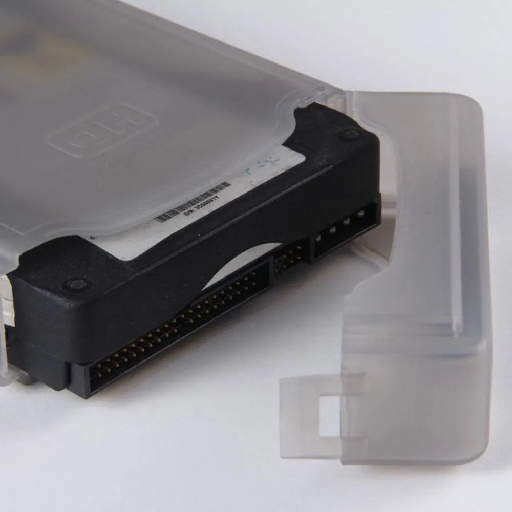 2pcs Plastic Hard Disk Drive Storage Case Dustproof Protection Box Home for 3.5 Inch SATA IDE HDD | Дом и сад