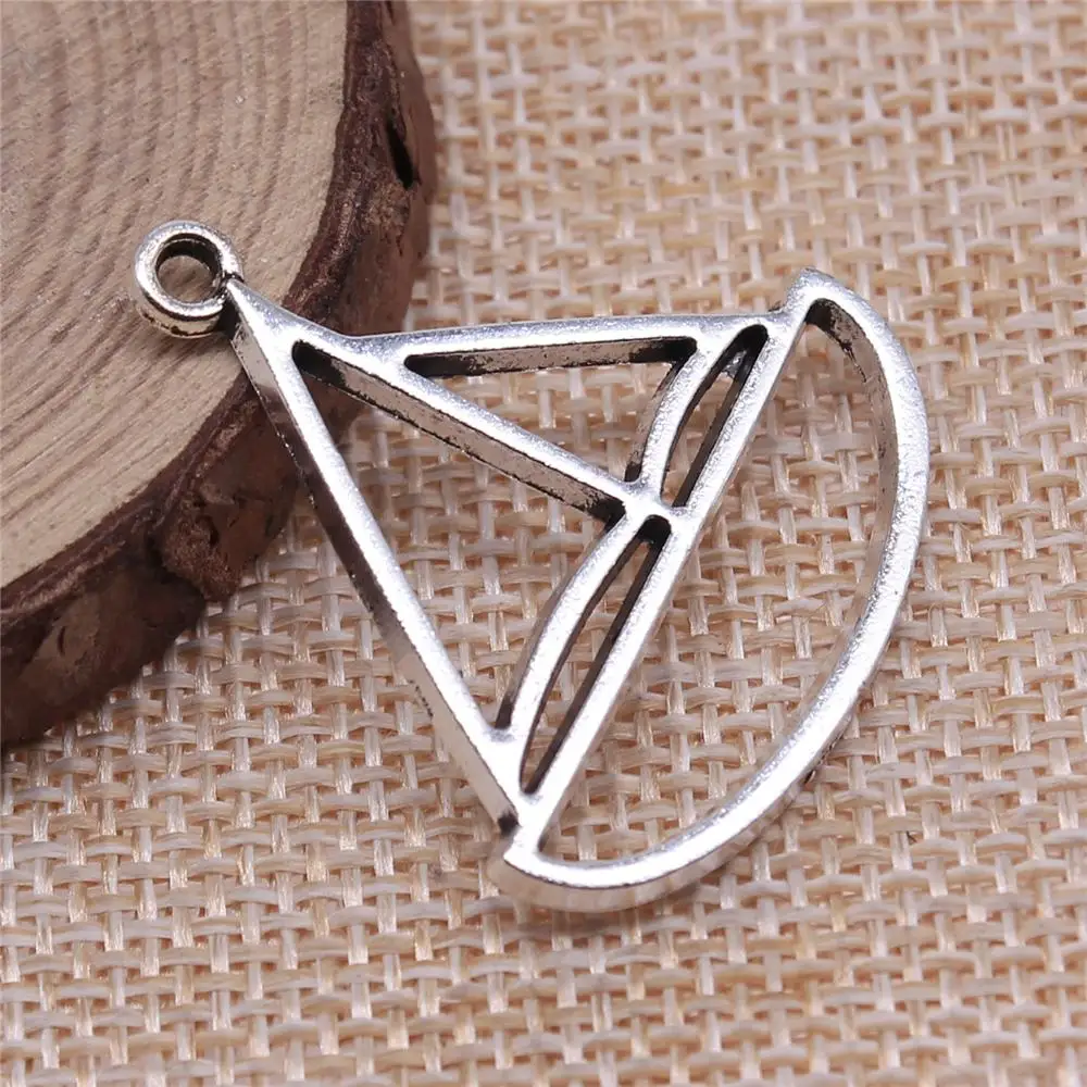 

Jewelery Pendants Making Charms For Jewelry 10pcs Boat Frame Charms 34x30mm Antique Silver Plated