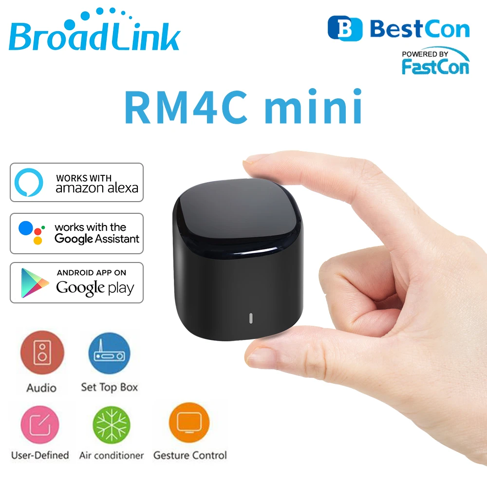 Broadlink RM4C мини BestCon умный дом нулевая конфигурация WiFi голосовой ИК пульт