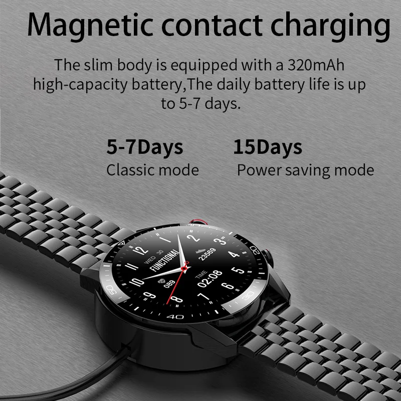 

GEJIAN Bluetooth call Smart Watch Men ECG IP68 Waterproof Sport smartwatch for Xiaomi Huawei Phone reloj inteligente Men's watch