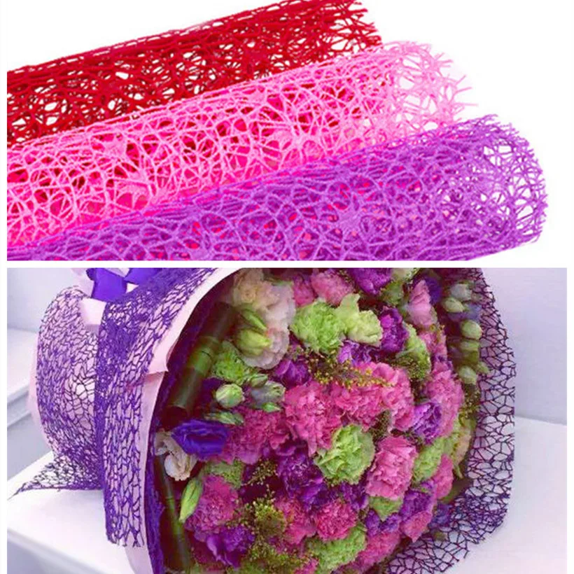 Корейская упаковочная бумага сеть для самостоятельной сборки букет из крафт