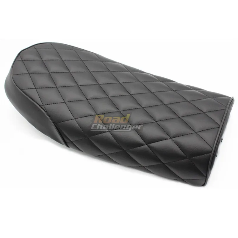 Универсальное плоское изготовленное на заказ винтажное седло для кафе-рейсеров