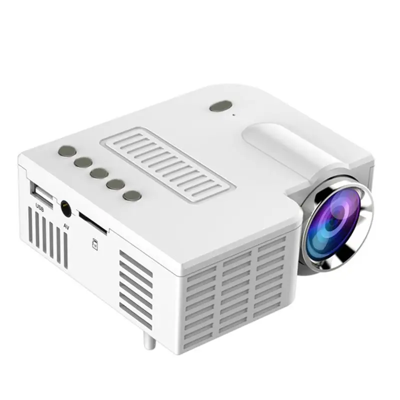 

Mini Projector Smartphone Home Theater Movie 1080P Projecting Device with AV USB TF Card Interface Digital Projector