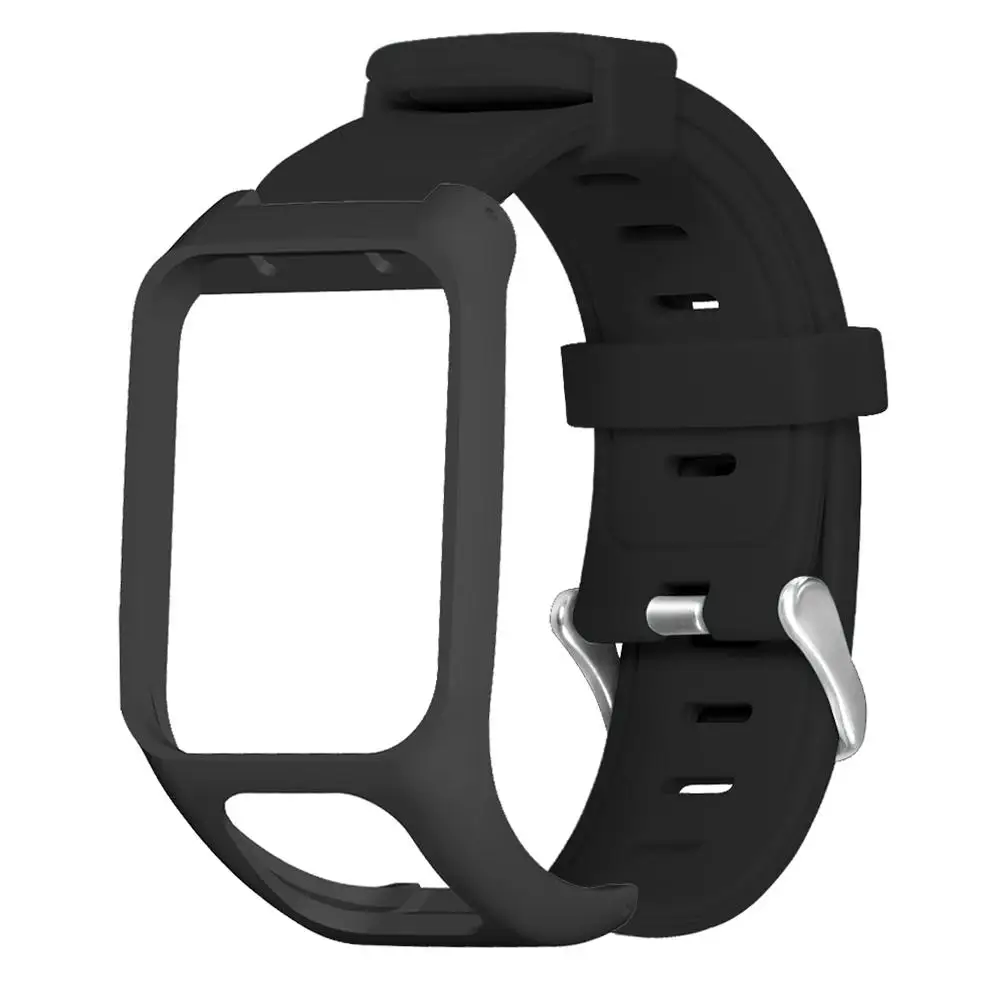Силиконовый ремешок для спортивных часов TomTom Runner 2 3 Spark GPS сменный