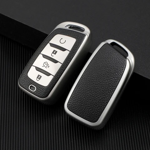 Авто ключ протектор для Changan CS85 CS35 plus CS25 CS95 CS85 ТПУ кожаный чехол для автомобиля с дистанционным управлением чехол для ключей чехол Чехол держатель брелок