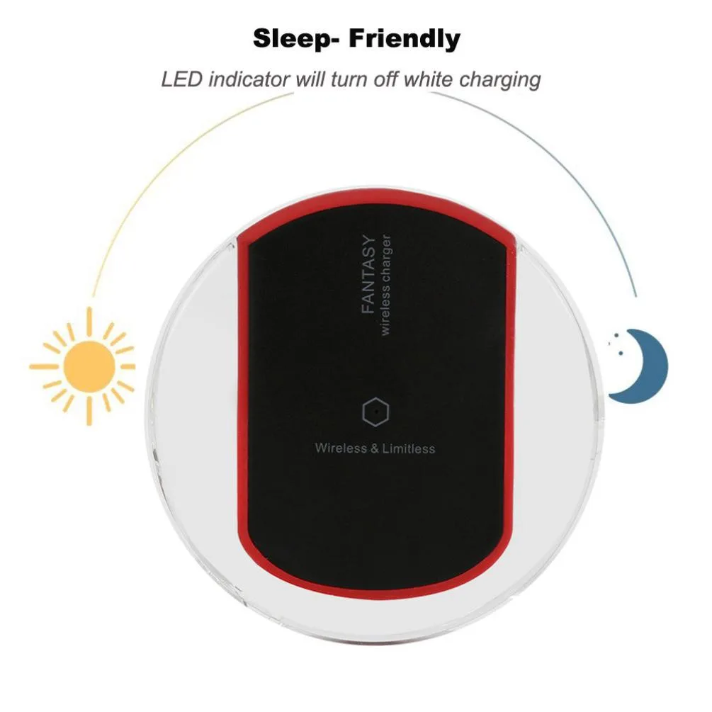 С украшением в виде кристаллов для рабочего стола Беспроводное зарядное