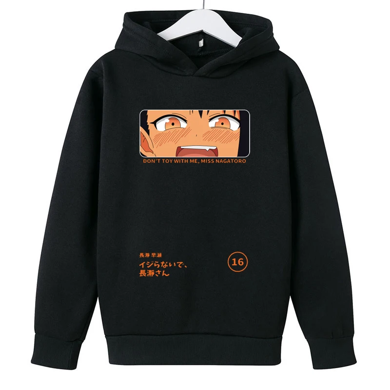 

Don't Toy with Me, Miss Nagatoro Anime Kids Sweatshirts Pullover Long Sleeve Boys Girls Children Hoodies Streetwear Tops Hooded