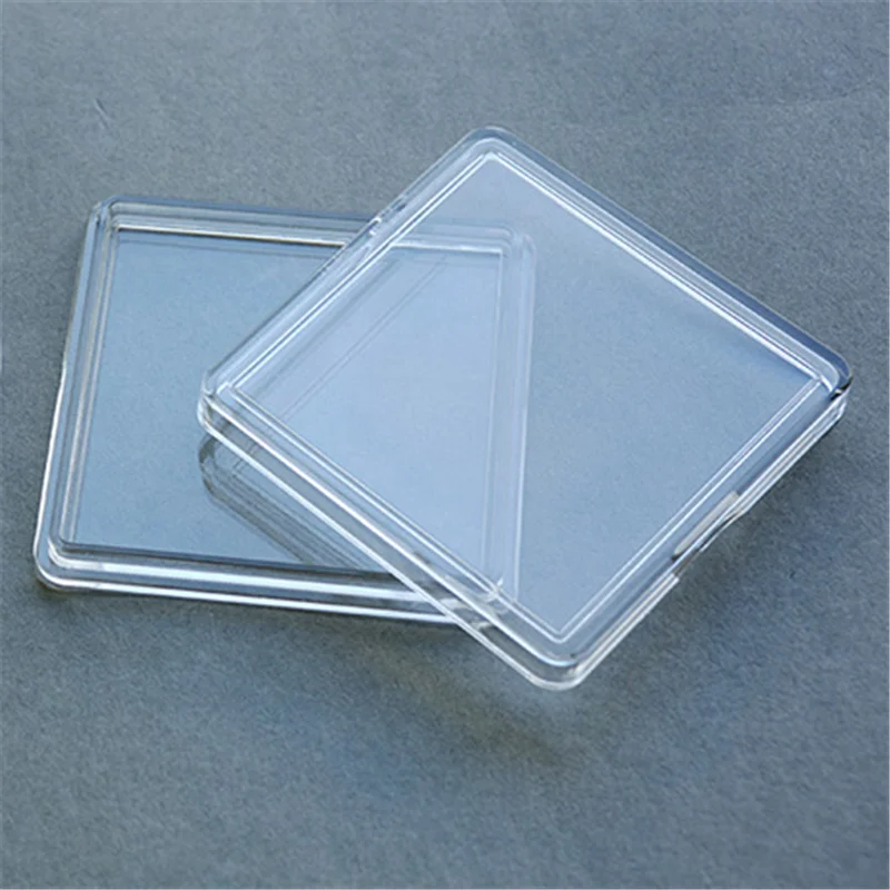 10 штук высокое качество размеров Квадратные прозрачные пластиковые контейнеры