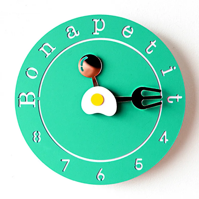 Детские Мультяшные настенные часы милые Креативные современные деревянные для