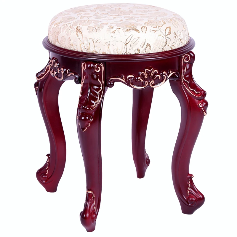

Piano bench guzheng round bench classical Chinese piano stool dressing stool