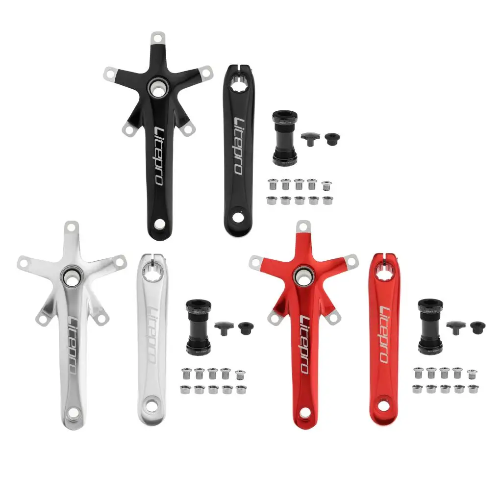 

170mm Crankarms 130 BCD Folding Bike Crankset Road Mountain Fixed Gear