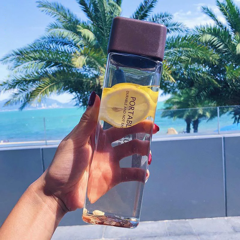 Новая квадратная пластиковая бутылка My Bottle 500 мл для бутылок воды напитков с