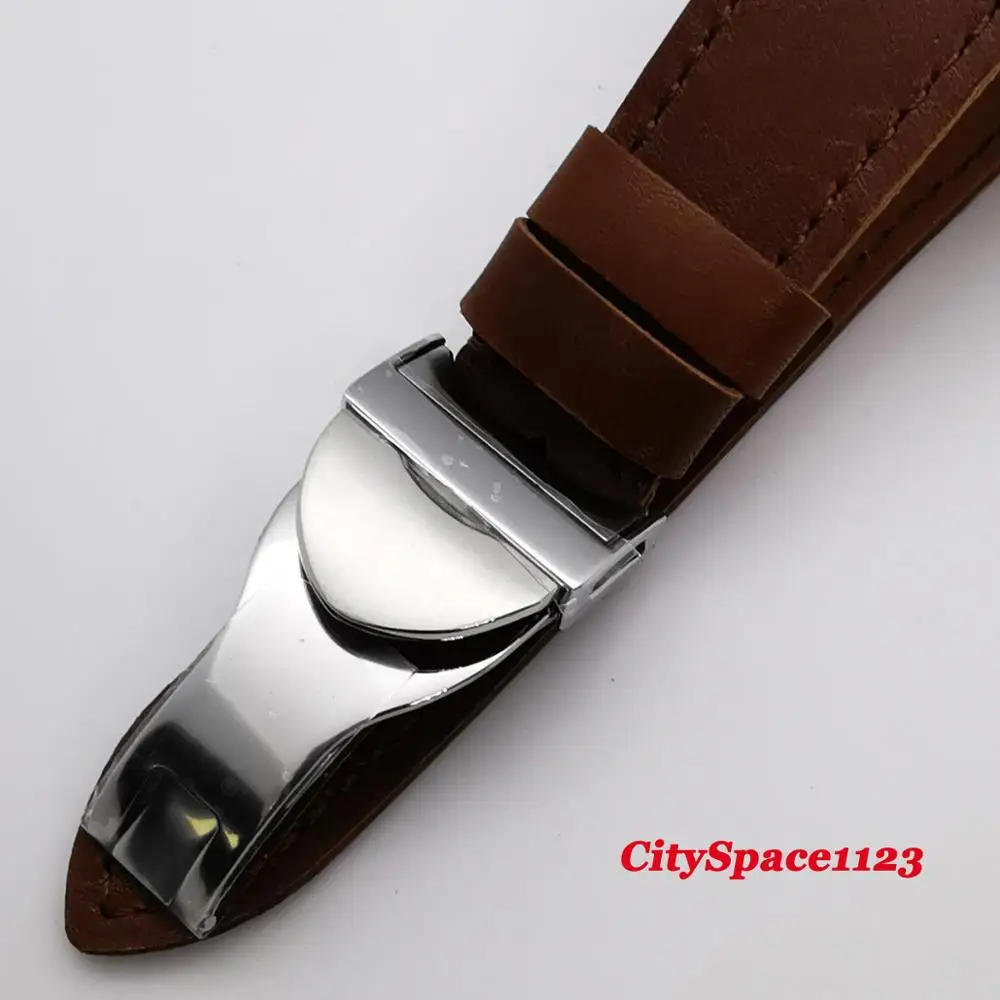 Механические наручные часы corgдругие 41 мм стерильный циферблат сапфир GMT