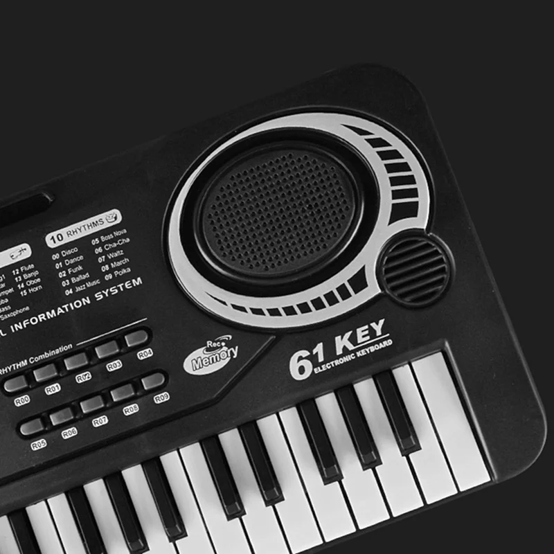 

Multifunctional Rechargeable 61-key Electronic Piano With Microphone Beginners Can Play Children's Music Toy Gifts