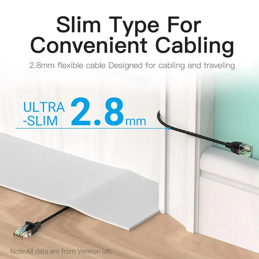Ethernet кабель VENTION Cat 6 А 10 Гбит/с 4 витых пары| |