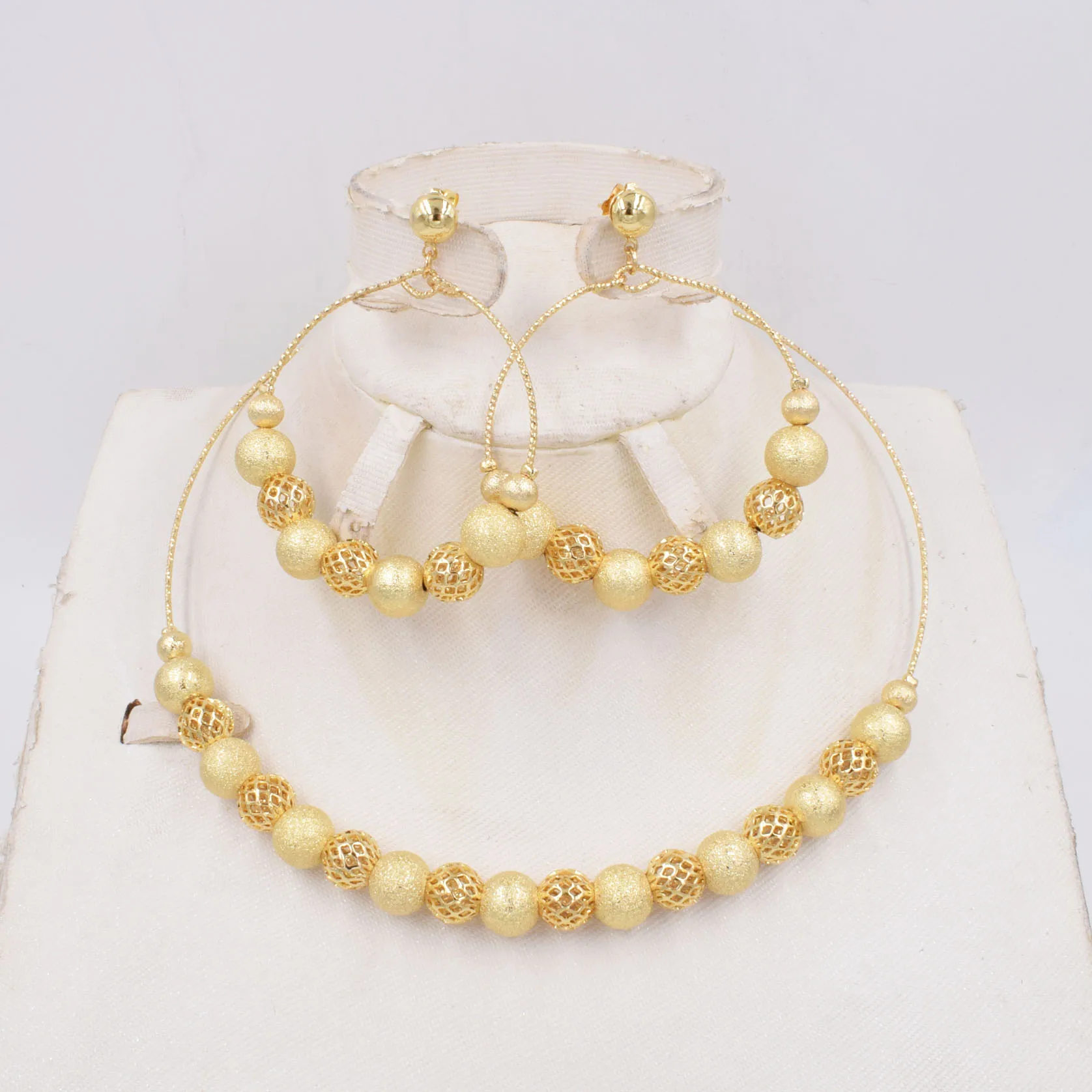 

NEW Fashion jewelry set African Dubai gold-color African bead jewelry wedding jewelry set african beads jewelry High gradsets