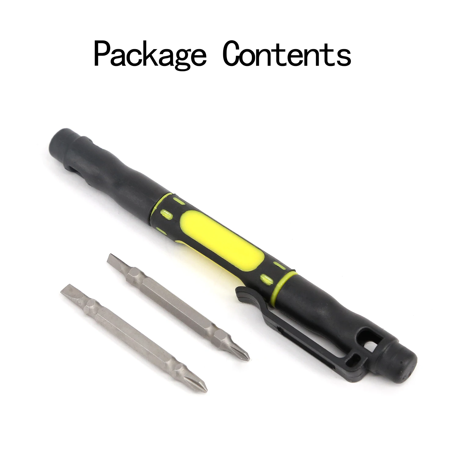 

4 In 1 Multi Tool Pen Dual Screwdriver Alloy Handy Tool With Double Ended Bits