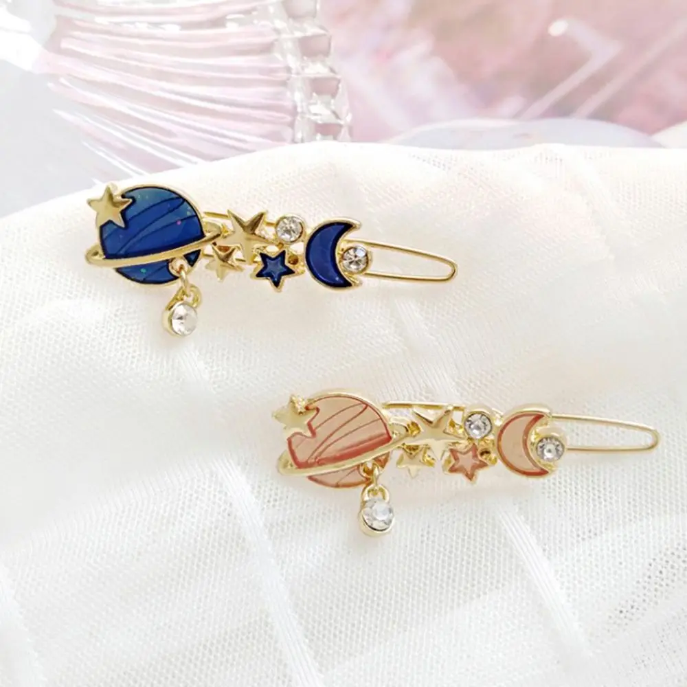 Модная элегантная шпилька для волос простая маленькая свежая боковая заколка