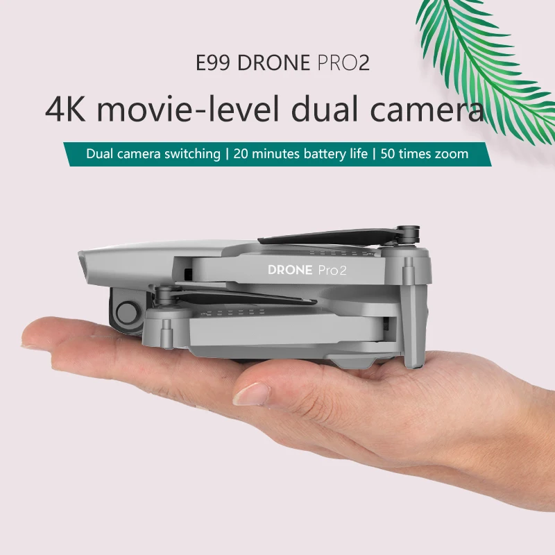 

XKJ E99 RC Drone Optical Flow Dual 4K HD Camera Professional Aerial Photography Helicopter Foldable Quadcopter For Kid Gift Toys