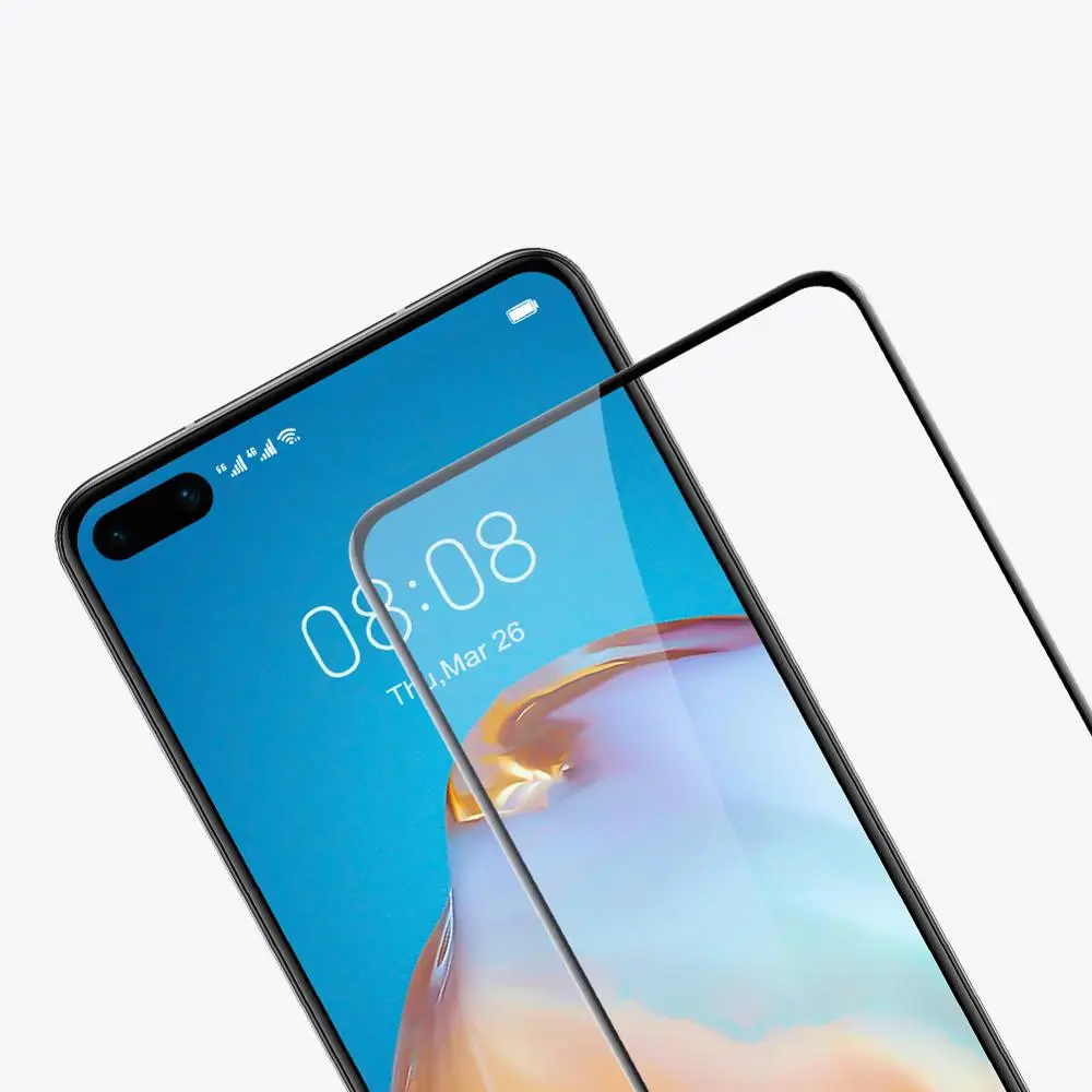 Для Huawei P40 NILLKIN CP + PRO Полное покрытие закаленное стекло для защитная пленка