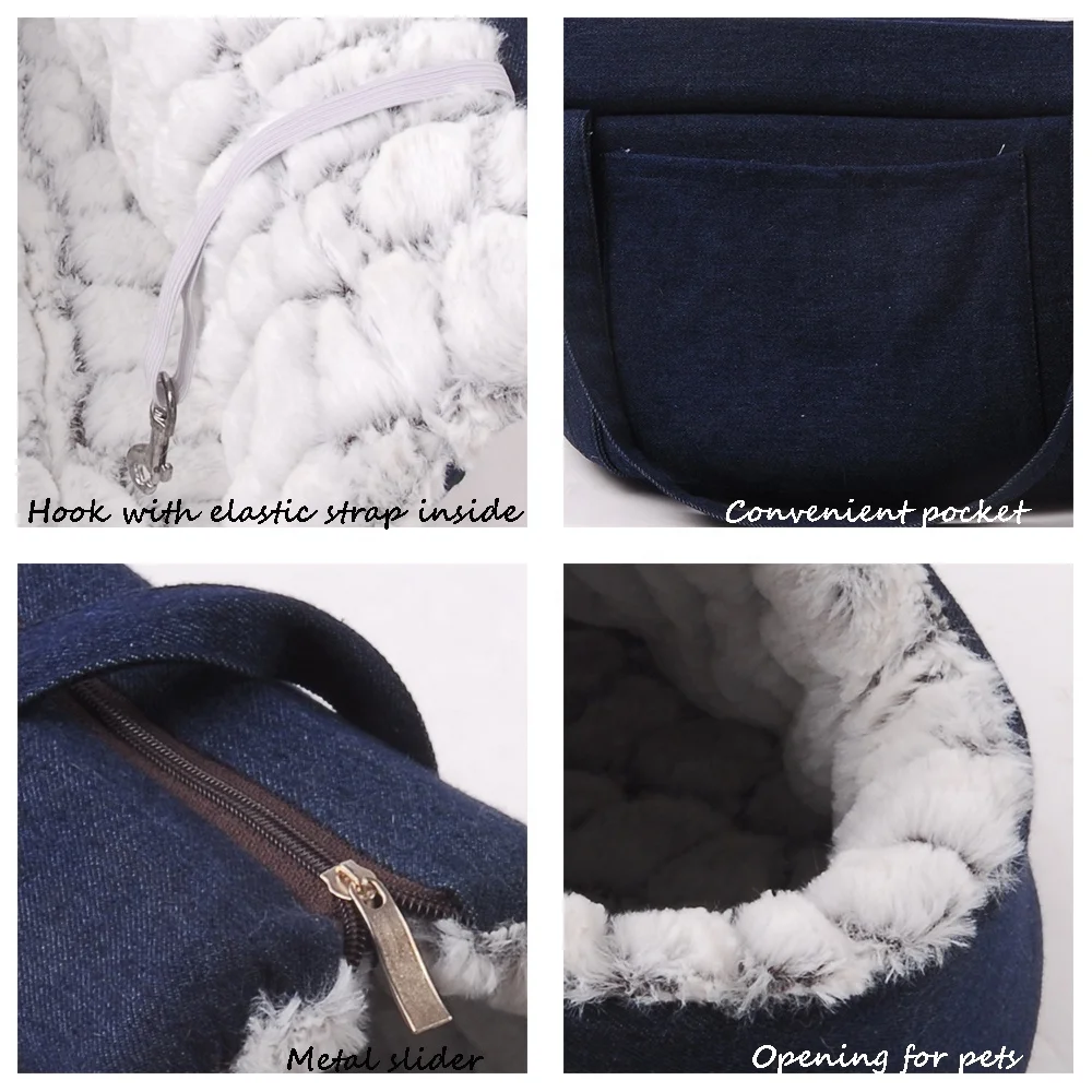 Женская сумка для переноски кошек рюкзак Детская плюшевая кровать щенков и