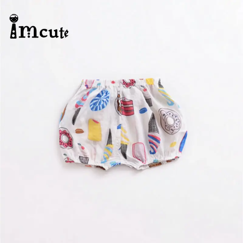 Новые летние модные повседневные шорты из шифона для малышей Детские цветные