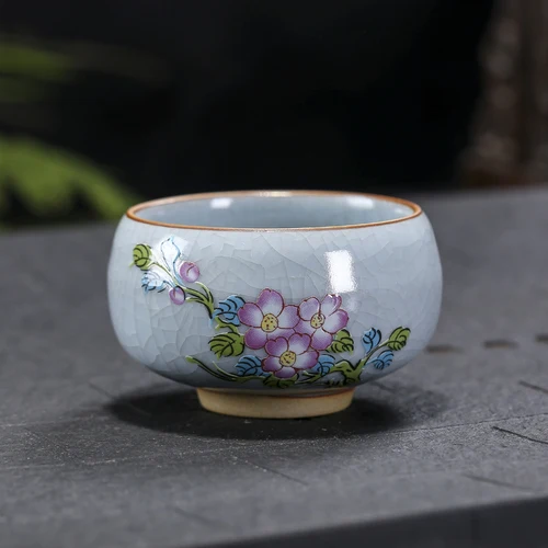 8x5cm Высокая емкость китайский чайный набор кунг-фу чайная чашка трещина Керамическая чайная чашка для чая «пуэр» Улун чай индивидуальные подарки Бытовая Питьевая утварь - Цвет: 8x5cm