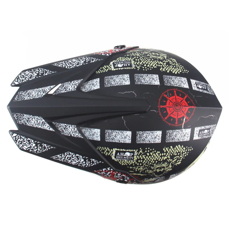 Шлем мотоциклетный унисекс полное лицо пиратский для взрослых | Автомобили и