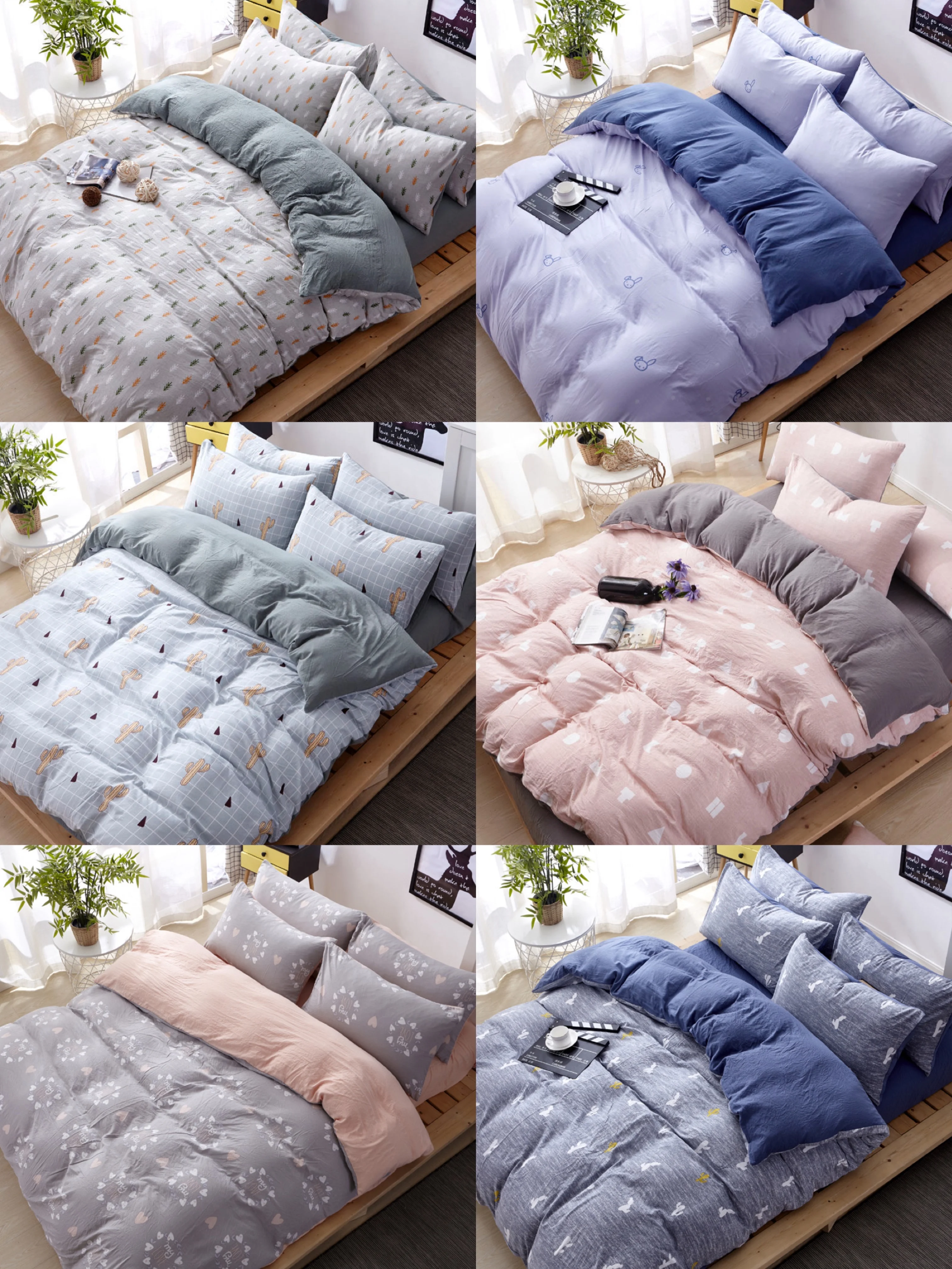 

Пододеяльник, простыня, пододеяльник, Комплект постельного белья в японском стиле 150/180/200/230 AB, одеяло