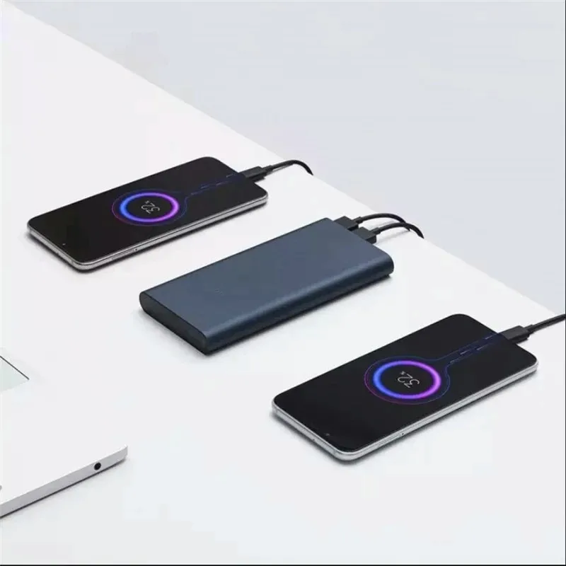 Оригинальный внешний аккумулятор Xiaomi Mi Power Bank 3 10000 мАч с USB выходами Поддержка