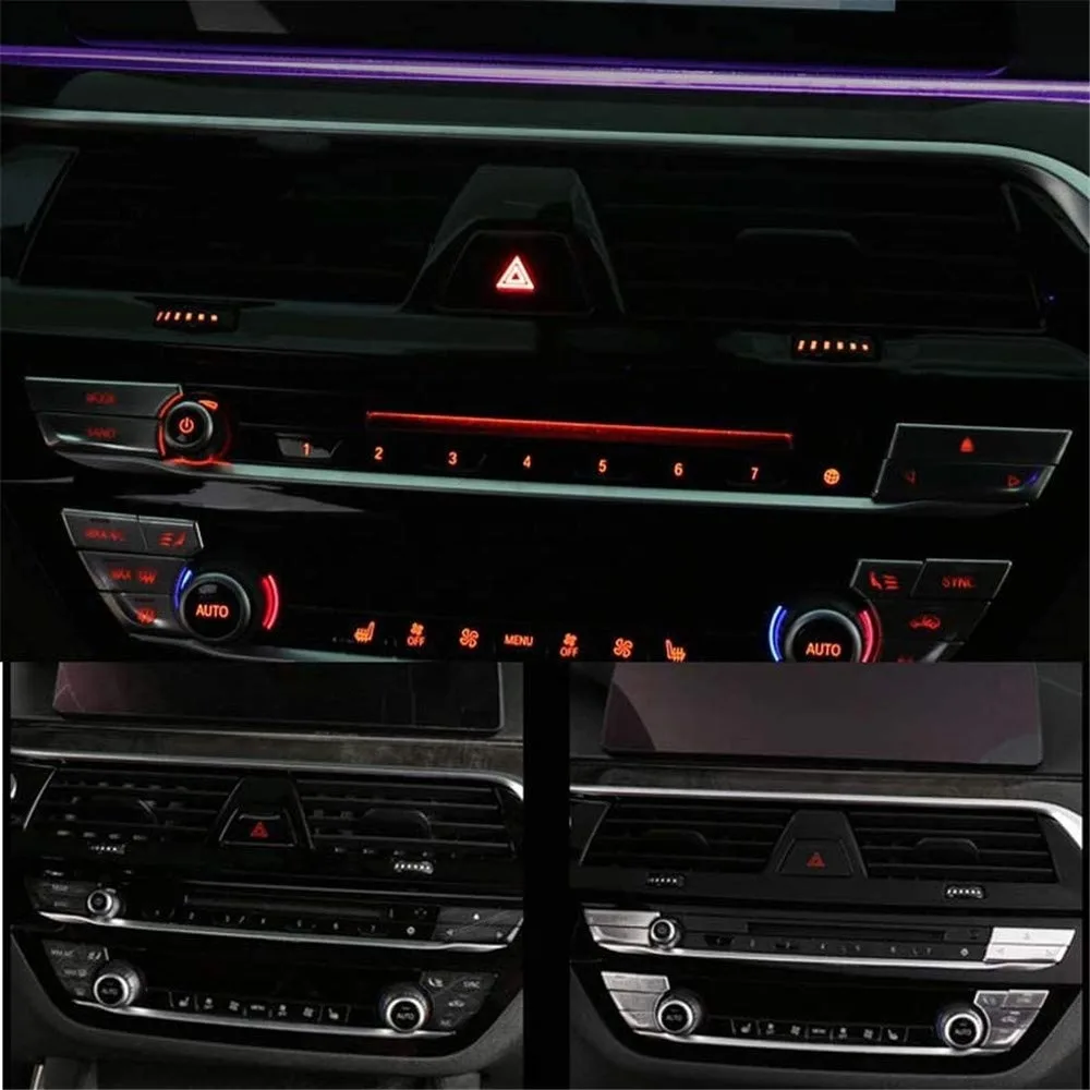 Для BMW (2018-2020 G30 G38)(2016-2019 G11 G12) центральная консоль A/C переключатель управления