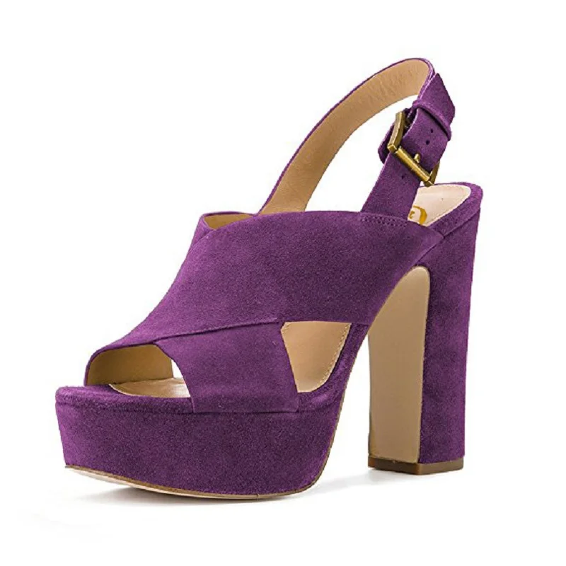 Оригинальные женские сандалии с открытым носком на квадратном каблуке 5 цветов