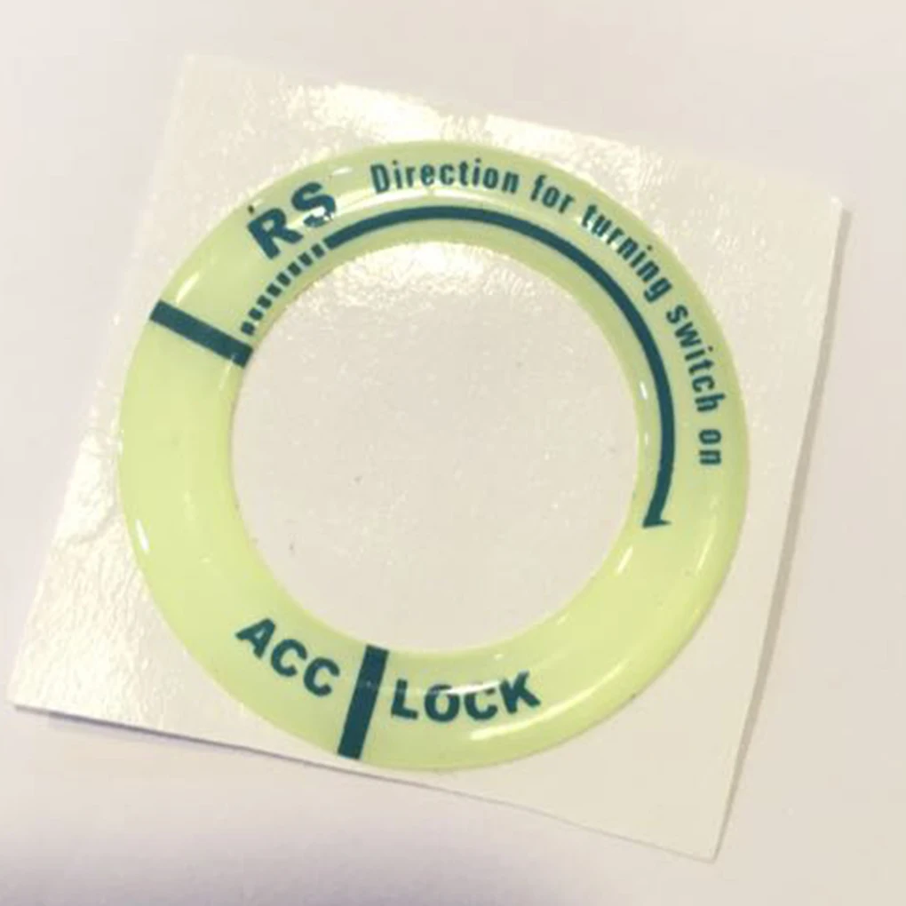 

Car Sticker Luminous Car Engine Start Stop Lgnition Switch Cover Auto Accessories Circular Light Ring Stickers