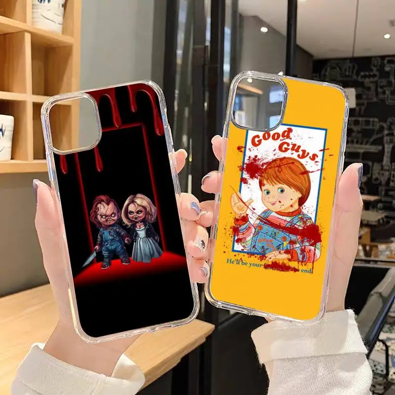 

Chucky Good Guys Phone Case For iphone 13 12 11 8 7 plus mini x xs xr pro max Transparent soft