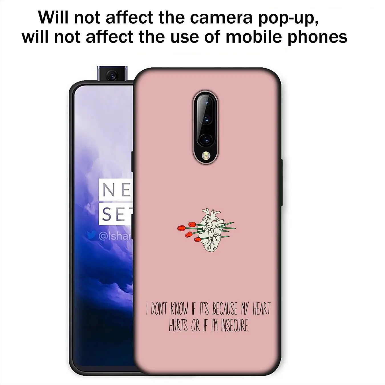IYICAO Juice WRLD Soft Silicone TPU Black Phone Case for OnePlus 7T 7 Pro 6T 6 5T 5 One Plus 7Pro Cover |