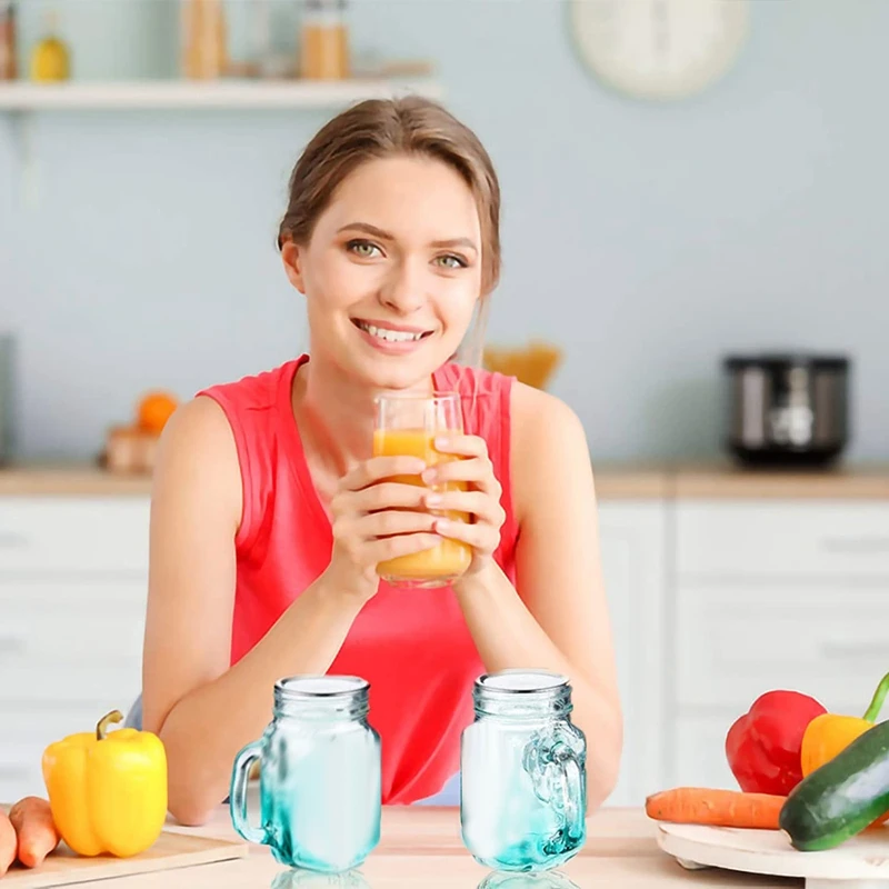 

Best 100 Pcs Wide Mouth 86 MM Mason Jar Canning Lids, Reusable Leak Proof Split-Type Silver Lids with Silicone Seals Rings