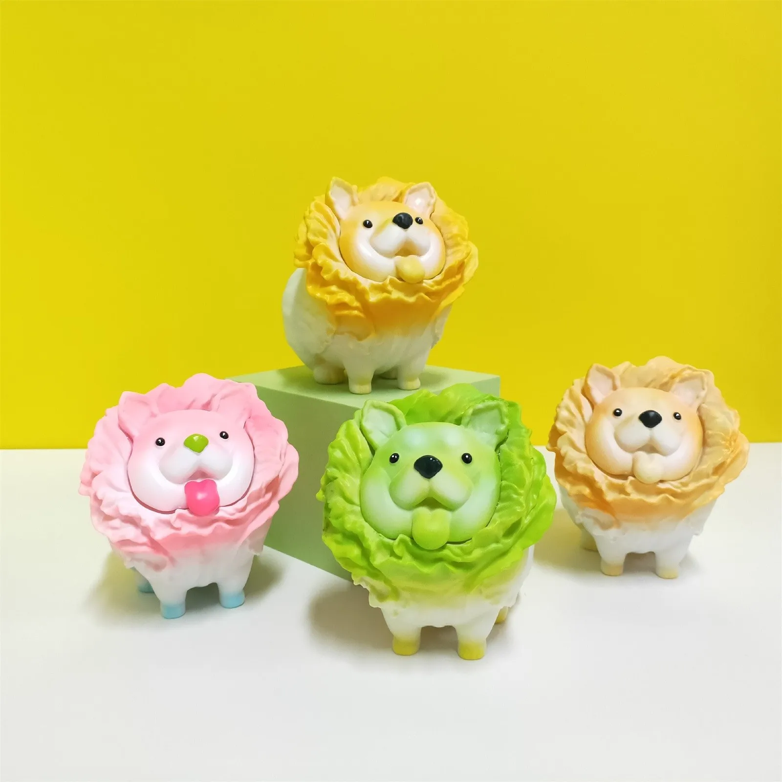 

Кавайная игрушка-собака-капуста, кукла-овощ, рождественский подарок, модель, украшение, бесплатная доставка, милая редкая собака