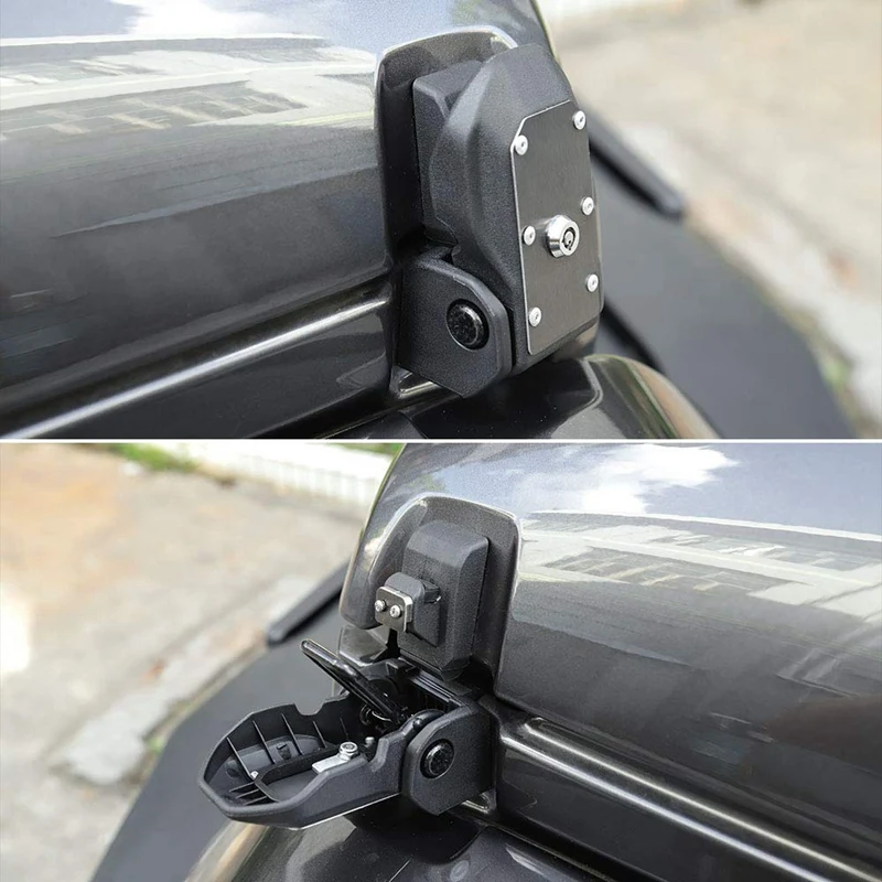 Новинка-защелки для капота с замком защелка капота с ключом для Jeep Wrangler Jk Jku Jl Jlu 2007